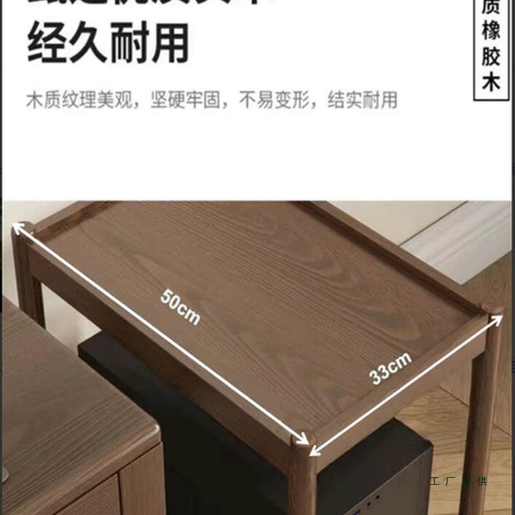 电脑主机托架打层印置机放置柜实底木台式座双移动机箱支985架物