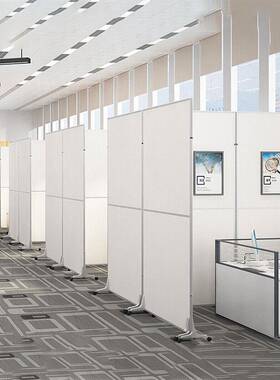 办圣黎公室屏隔风断移折叠动屏风隔断PF01推拉隔断墙