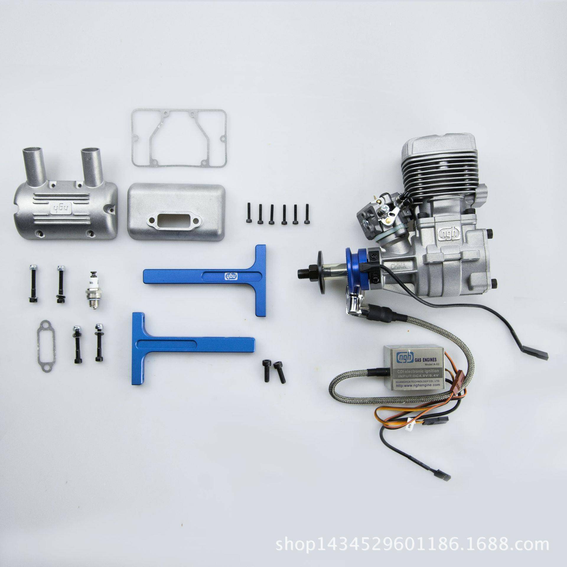 n5gh航模SFU发动机GT35R两冲程3cc单汽油发缸动机