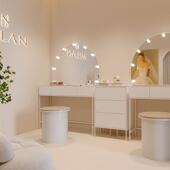 梳妆台楼专用灯带网TRR影红台式 化妆镜摄影院化妆业师专化妆镜台