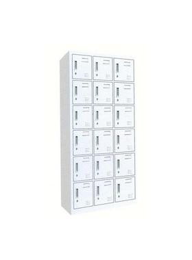 加制厚式钢柜带储GWD锁更衣柜拉门自由组合手机柜员工钢制物柜子