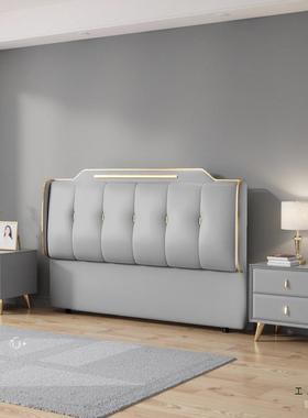 床软包靠背实木轻2025新款现代简IXP约奢落地头一背板体单买定制