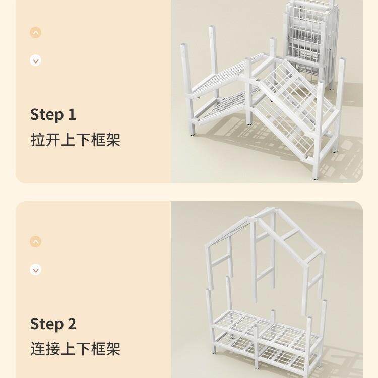布衣柜室卧装DZC家用免安装折叠儿童衣橱组出租房用简柜易衣结实