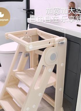 德国功2洗02GFQ6宝爆款儿童洗漱脚踏凳多能宝手台阶可折叠垫脚凳