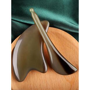 良工好物白水牛角拨筋棒美容棒面部通用脸部板刮痧女刮脸眼部按摩