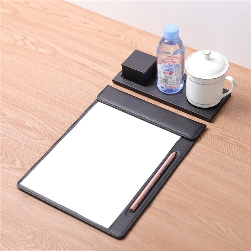 磁吸垫板a4商务会议酒店写字会议夹夹皮革书写板文件夹板办公用品