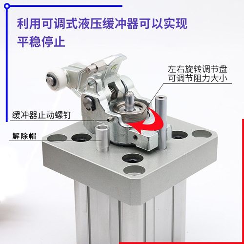 流水线阻挡器气缸RS2H50/63/80-30BM-D-40DL-BL-DM-TL-TM止动气缸