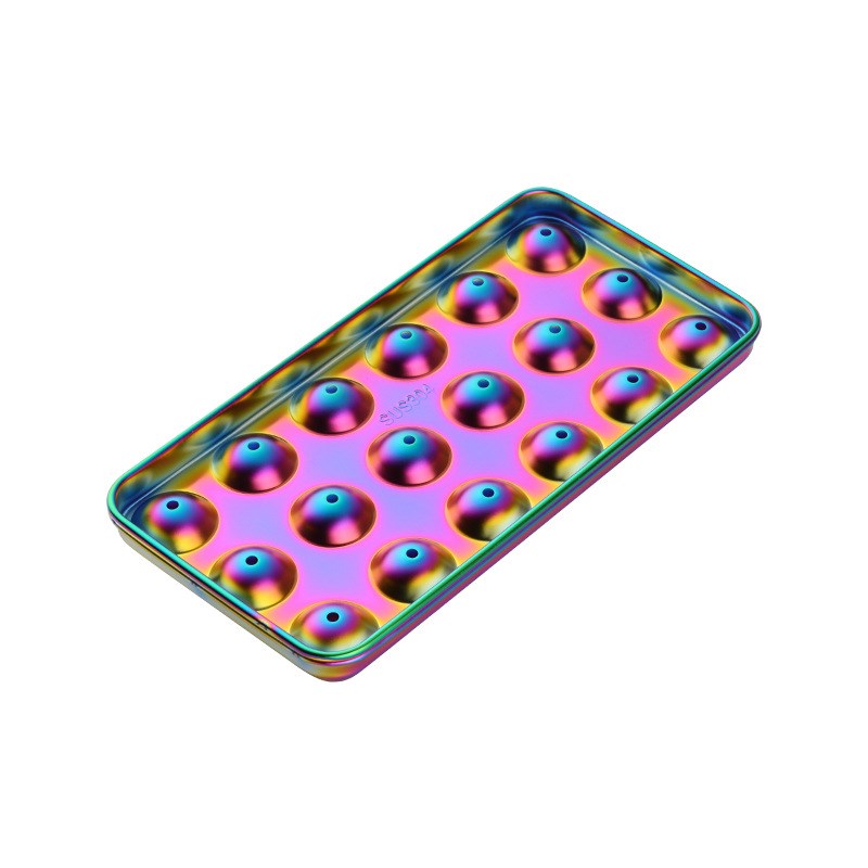 304不锈钢冰格 酒店冰球制冰盒带盖冰格家用冰块果冻模具冰块盒