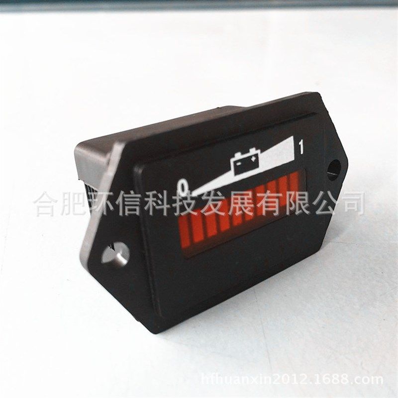 908L电动车电压12v-72V电量表 现货24V菱形电量表生产厂家