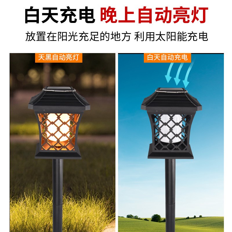 太阳能灯户外庭院花园景观草坪路灯小房灯装饰灯