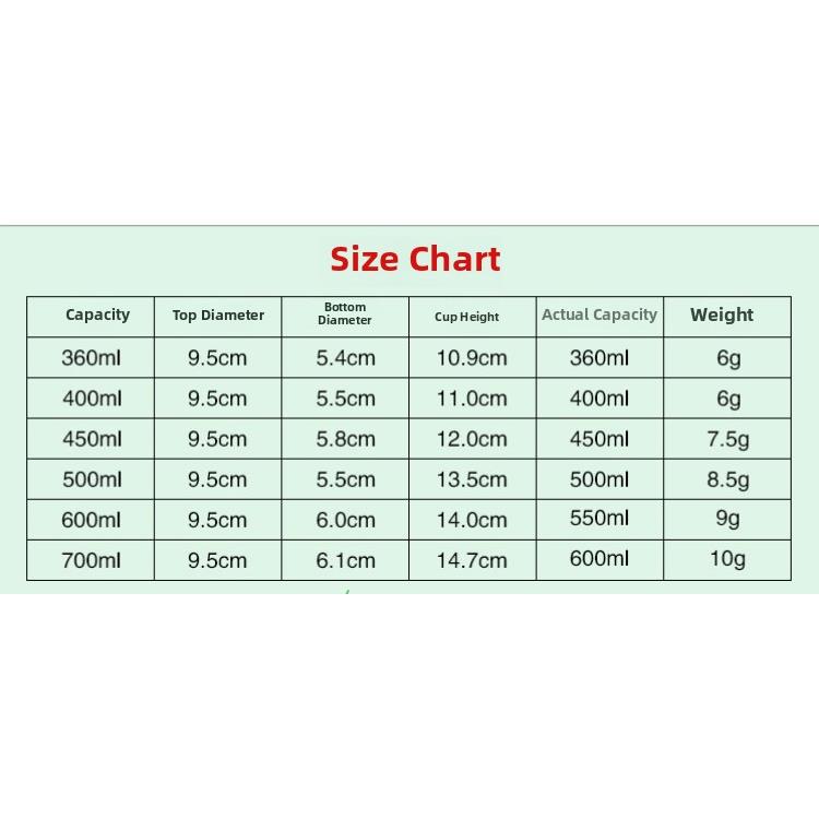 95口径绿茶500 600 700ml加厚一次性塑料果汁饮料奶茶杯