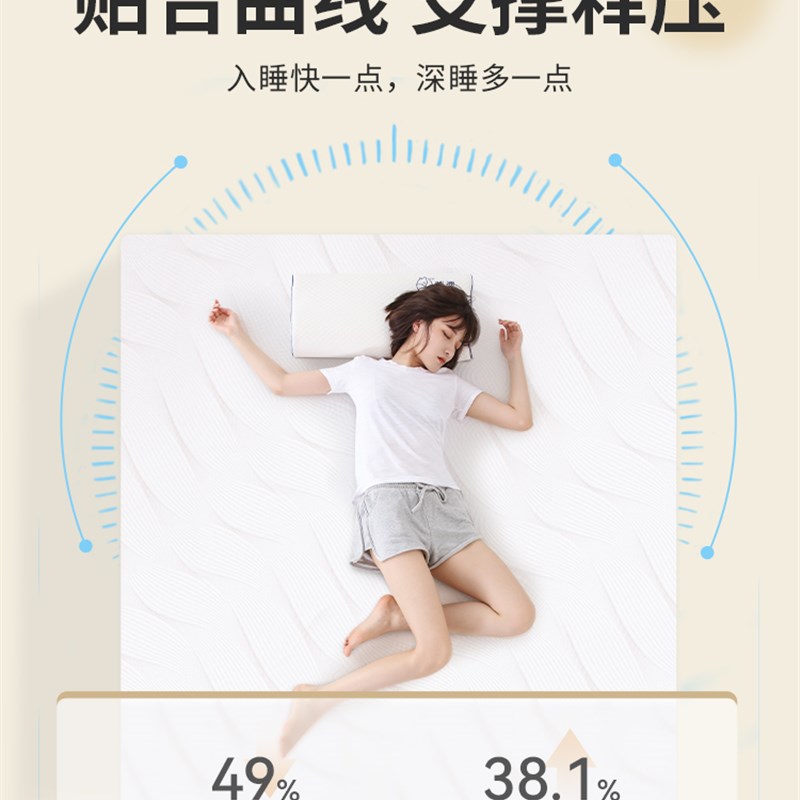 零压记忆棉床垫软垫家用卧室榻榻米海绵垫褥子加厚U保暖冬宿舍学