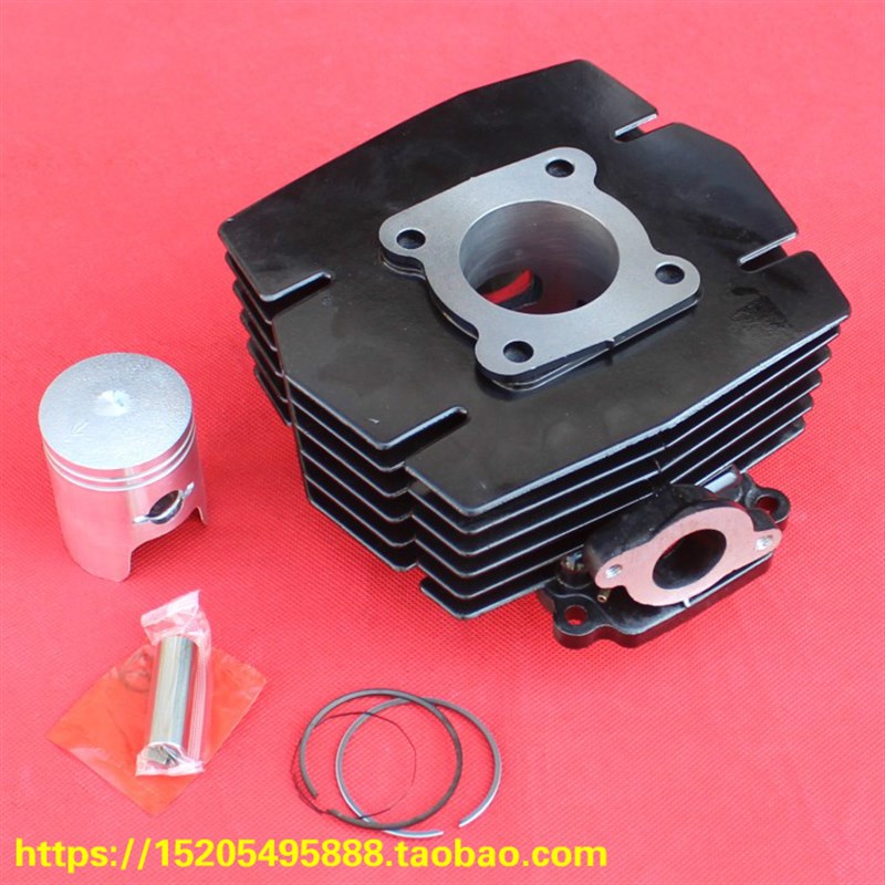 金城长春100二冲程套缸中缸汽缸体活塞L环改装加大125CC