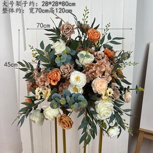 婚庆路引花婚礼仿真花现场布置花球商场开业展厅舞台装饰道具