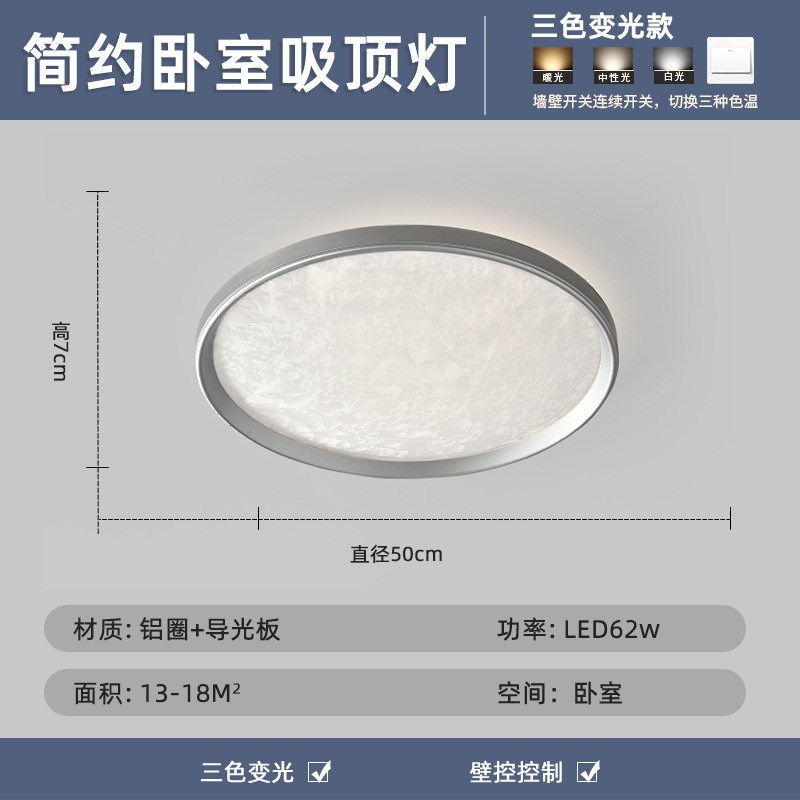 【严选】吸顶灯2025新款个性艺术意式极简高级感护眼房间书房灯