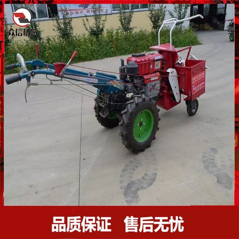 手扶拖拉机带玉米秸秆粉碎机棒子收获机176 188柴油玉米收割一体,农机/农具/农膜,收割机械,淘宝优惠券,粉丝福利购,淘宝优惠卷