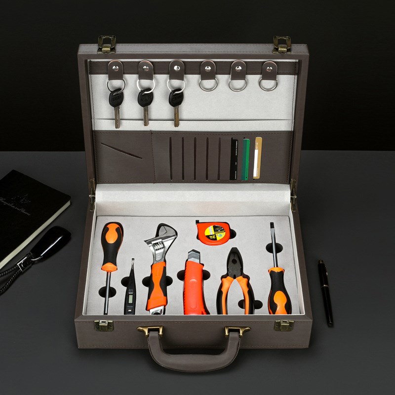 厂家直销房地产交付高档工具箱物业工具钥匙盒别墅开盘定制礼品盒
