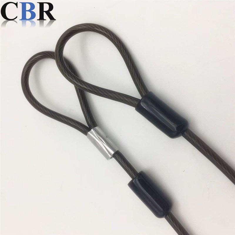 厂家现货包胶涂塑钢丝绳用于蔬菜大棚户外运动狗绳3.0mm7*7