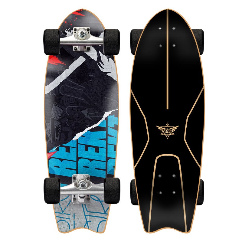 陆地冲浪板刷街巡航板CX4滑雪初学者冲浪练习陆地冲浪板