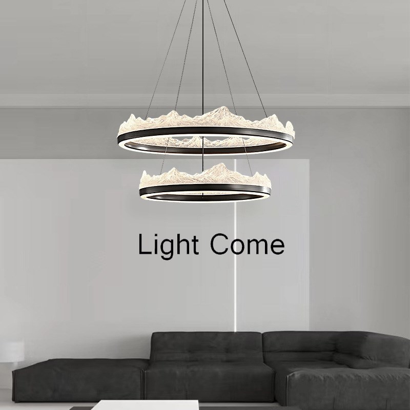 意式极简客厅吊灯餐厅卧室灯2025新款轻奢大气高级感别墅大厅主灯