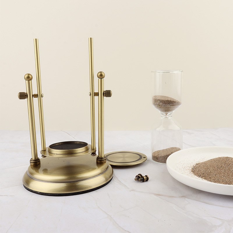 欧式金属沙漏可以自己装沙的沙漏瓶计时器创意书房家居摆件礼品