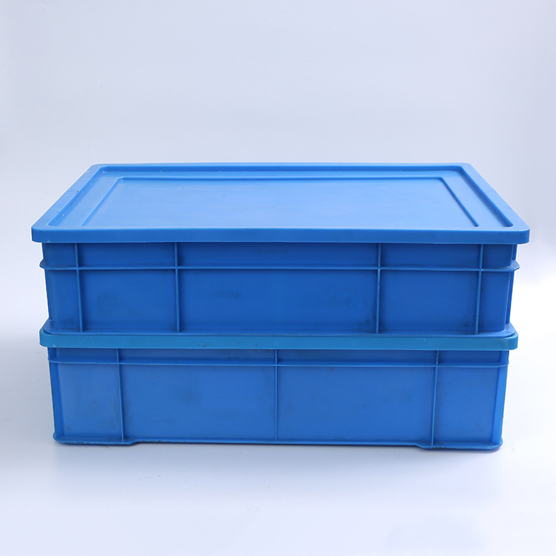 加厚640周转箱塑料胶框 长方形可配盖子胶框 工业整理箱厂家