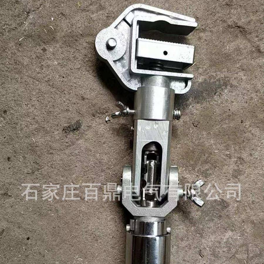 高压470接地棒多角度转角式螺旋型接地多线棒10vk接地头软连接角