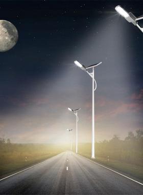 新农村路亮RHA化工程灯6米30W40lW大效率A字臂海螺臂ed太阳能厂家