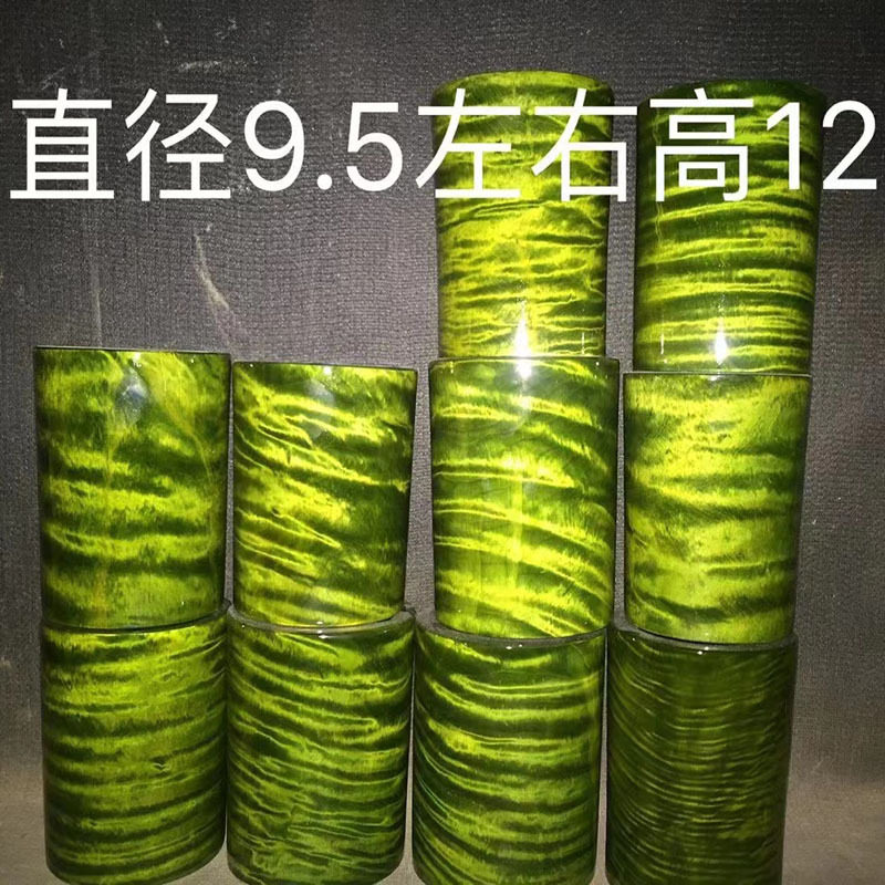 金丝楠阴木波纹笔筒乌木摆件文房四宝书房摆件送礼佳品