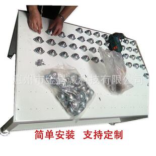 新款动力滚筒输送机万向牛眼力工作ZBJ台重型输机无动送滚线筒辊