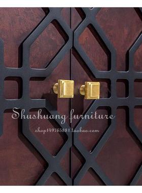 古新典约现代玄关柜实木装饰柜储物柜餐边柜20200421复简古仿古高