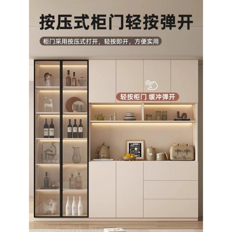 f一LEJTU奶餐边柜客厅高柜靠墙体茶水柜家用油风储物代柜现简约餐
