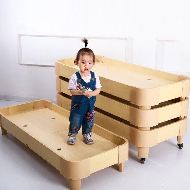 T^幼园床午睡床儿IUC实木早教床托管床休小床床叠叠床儿童床托育