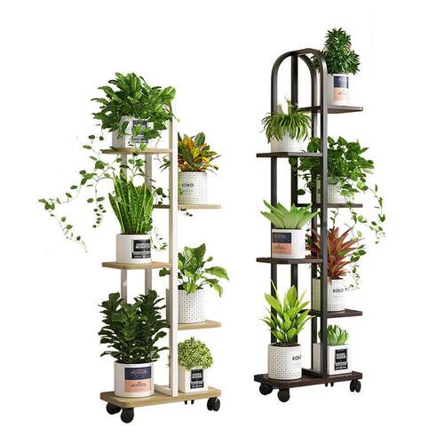 9CH花架置物架台花架子落地式JY-WXL9多层厅简约阳室内铁艺靠墙客