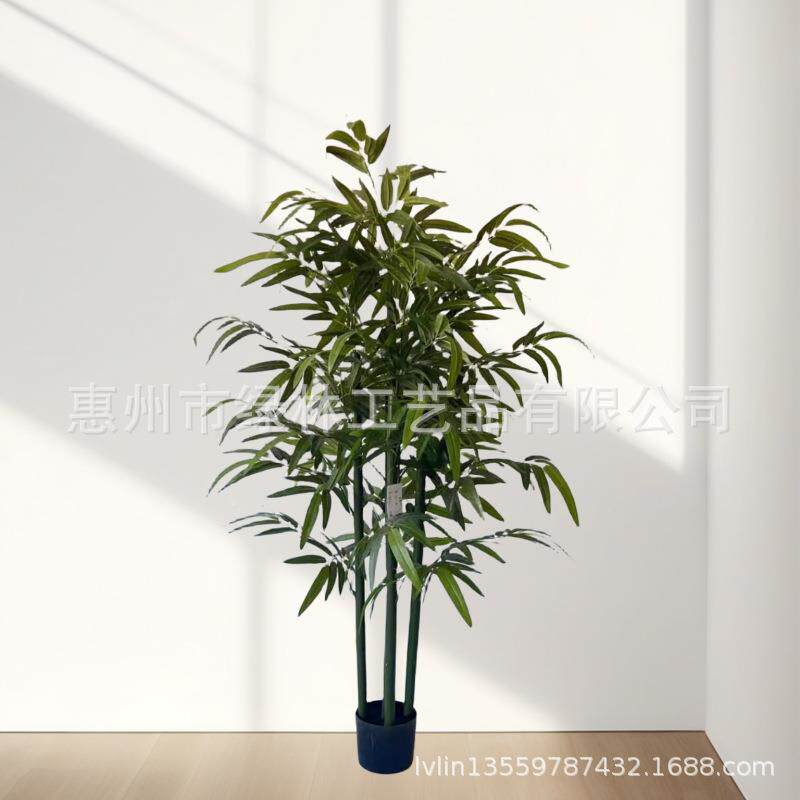 仿真绿竹真杆绿植客厅公绿司植lvl55633室外绿植富贵竹
