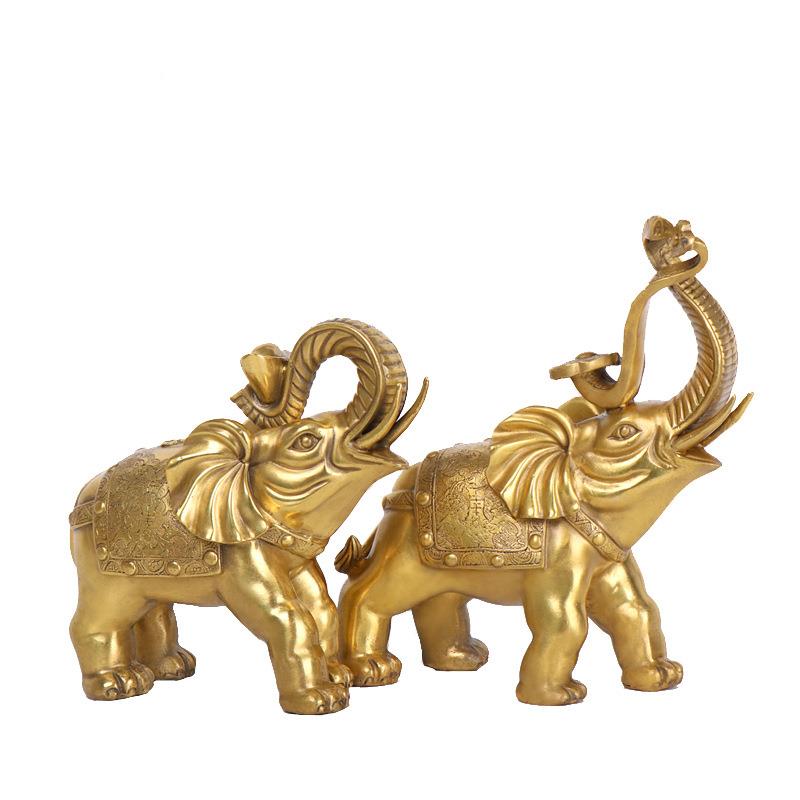 杨饰铜记摆件家福象铺居店装品铜元LPW宝如意象大象