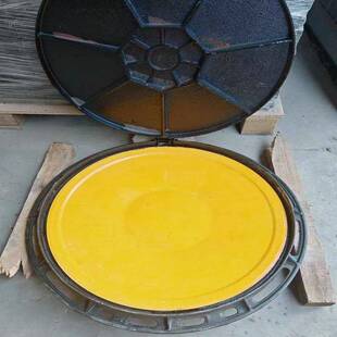 化粪池球墨铸铁双层铸加锁WWO井盖防臭保温球墨铁井盖700用山新东