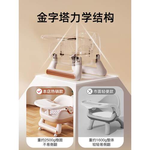 儿童吃凳子婴叫叫家椅用DL330小板凳宝宝饭餐椅靠背座椅矮椅儿子