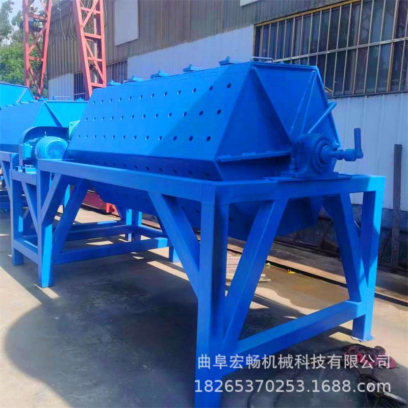 花岗岩石滚筒抛光机漏火石烧铁除463钻孔灰石头干磨研锈磨机六角