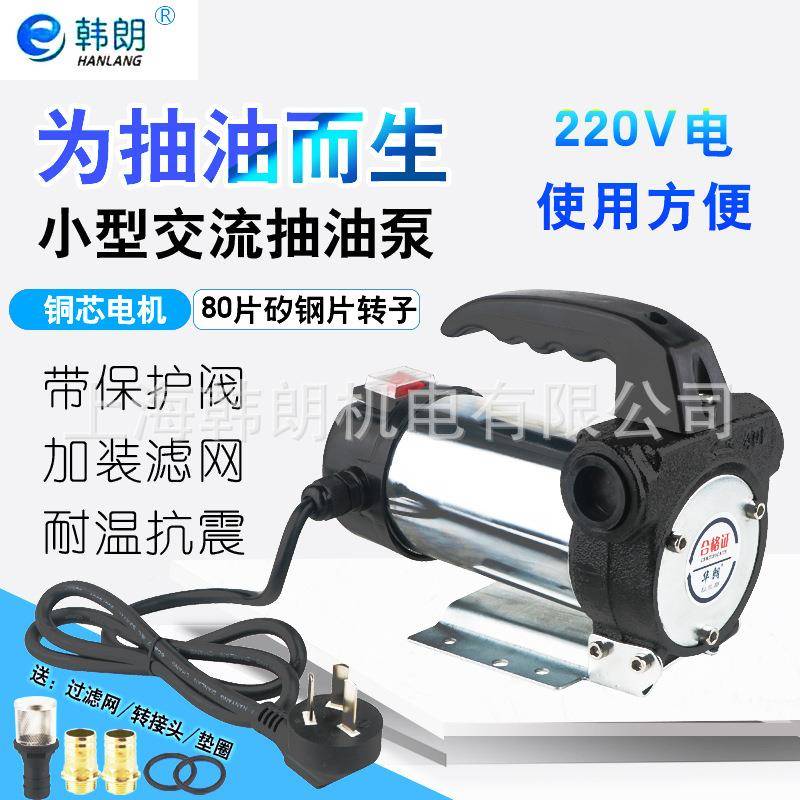 厂家家用水CSMv220交流油泵柴油泵不锈钢水泵提手式移动泵自吸泵