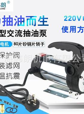 厂家家用水CSMv220交流油泵柴油泵不锈钢水泵提手式移动泵自吸泵