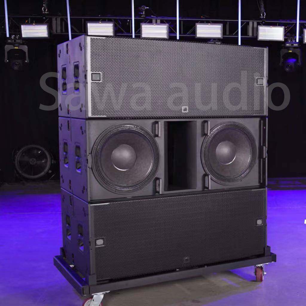 双18业线寸低音炮音统响户外专714舞台阵音响系设备大功率音箱