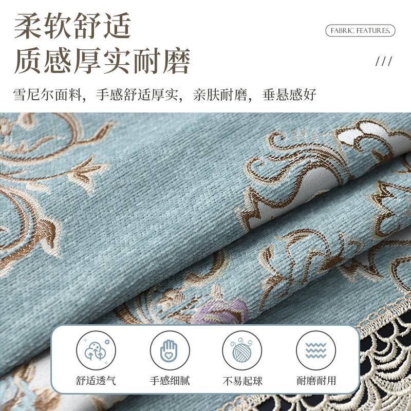 式床头柜盖布桌欧布正方形方巾小橱方几印床头防尘套RNS罩打机布
