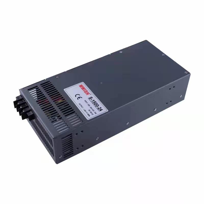 圳明纬大功率开关电S-1341000深W-300源0W/12V应24V螺丝固定单相