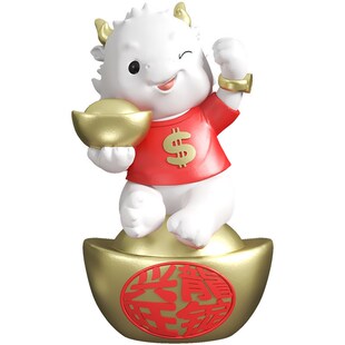 龙定兴旺招财龙宝宝桌面存钱罐摆件电视柜酒柜玄关办公室装饰品