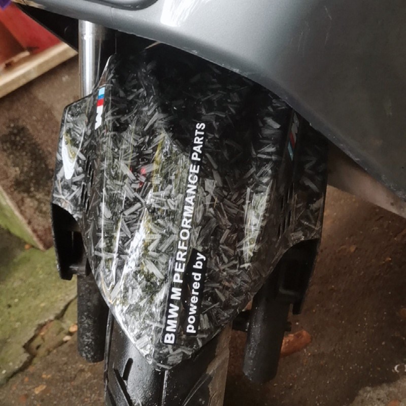 适用九号电动车小牛n1s改装前挡泥板uqi n95 f90 m85配件GP挡水板