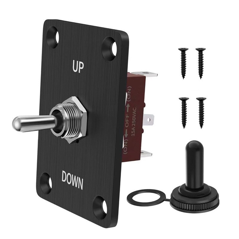 ASW-07D钮子开关一体式红绿灯组合开关三合一氧化铝板12-24V