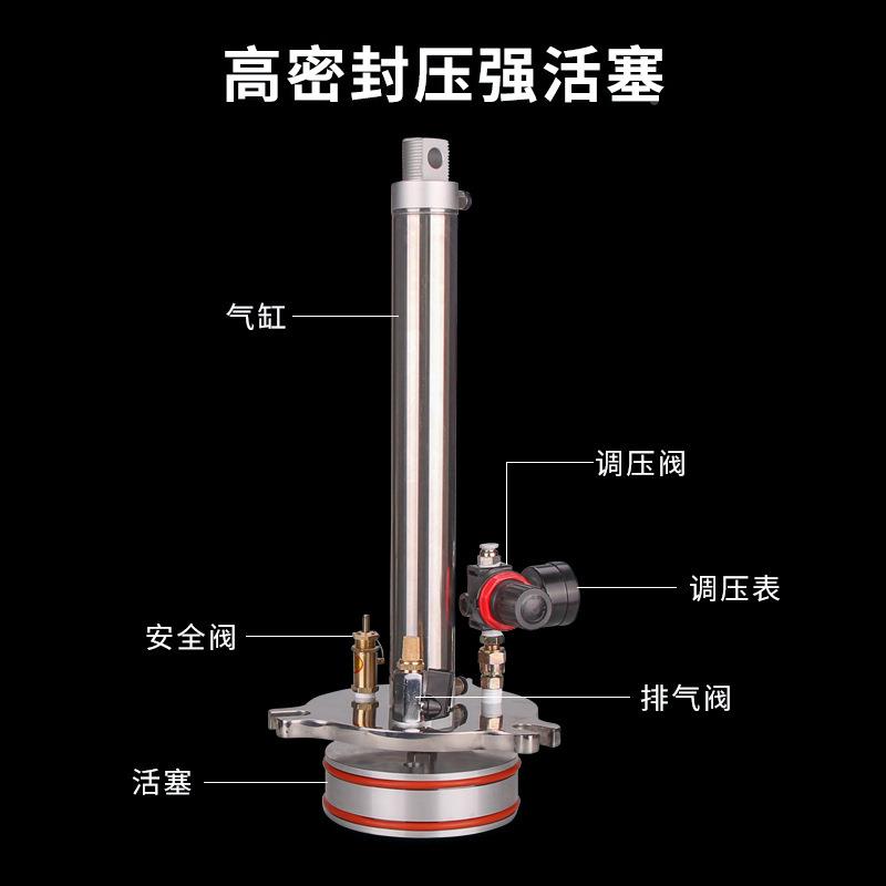 气缸点压力桶活式塞304不锈钢灌UEH胶压胶桶单组份高粘度胶胶水压