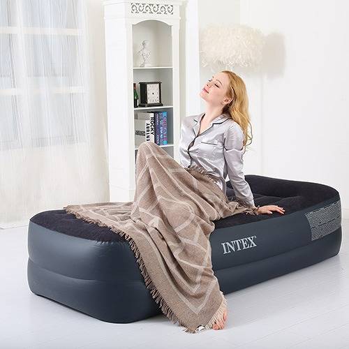现货 intex64122 充气床垫双层家用加高自动午休床户外折叠便携床