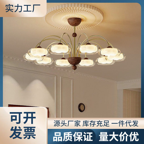 中古风客厅吊灯家用大厅主灯